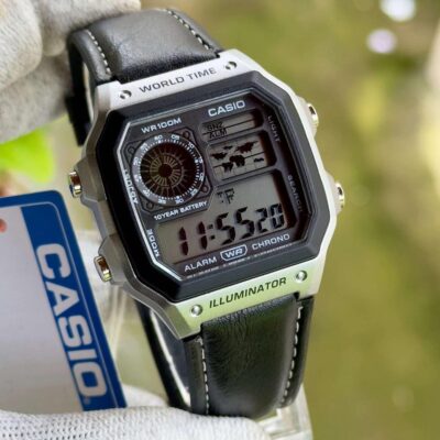 Casio Men's Digital Dial Stainless Steel Band Watch