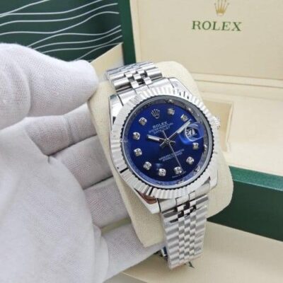 Rolex Datejust striking blue dial