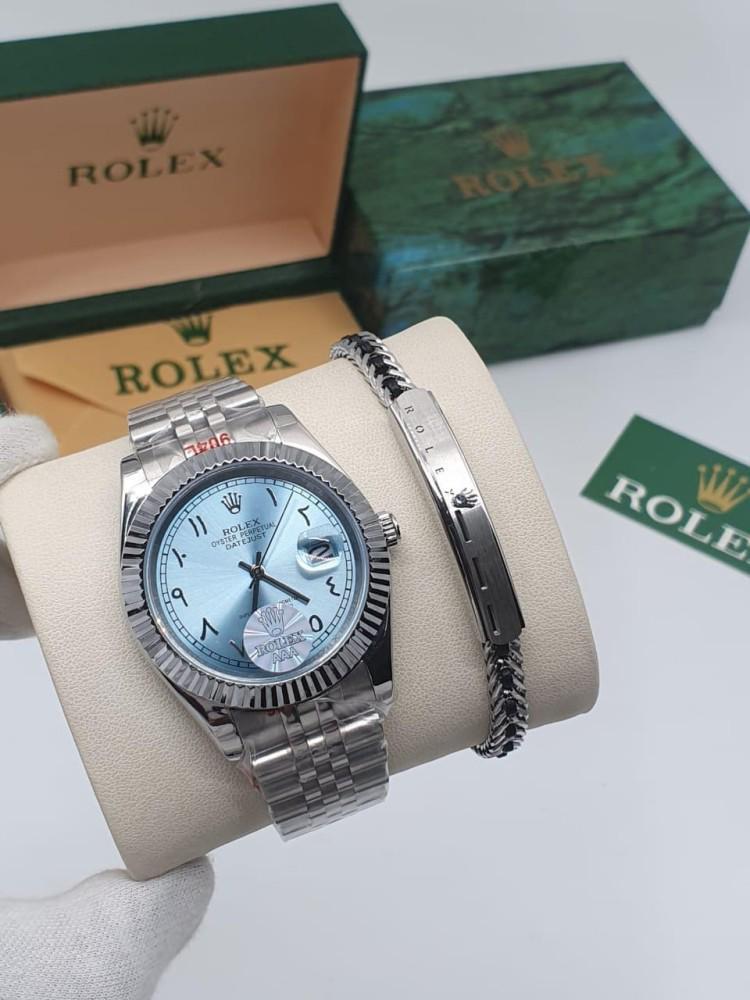 Rolex Datejust ice-blue dial